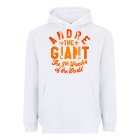 White andre the giant 8th wonder of the world Heavyweight Hoodie - artisFamous