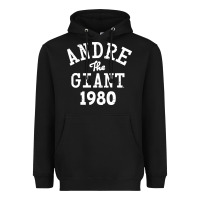 Black andre the giant 1980 Heavyweight Hoodie - artisFamous