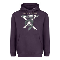 Plum Circa Survive Heavyweight Hoodie - artisFamous