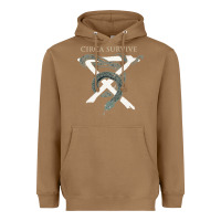Toasted Coconut Circa Survive Heavyweight Hoodie - artisFamous