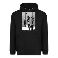 Black black power black fist 1968 olympics Heavyweight Hoodie - artisFamous