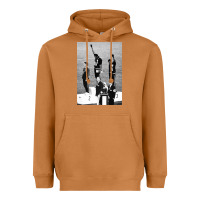 Meerkat black power black fist 1968 olympics Heavyweight Hoodie - artisFamous