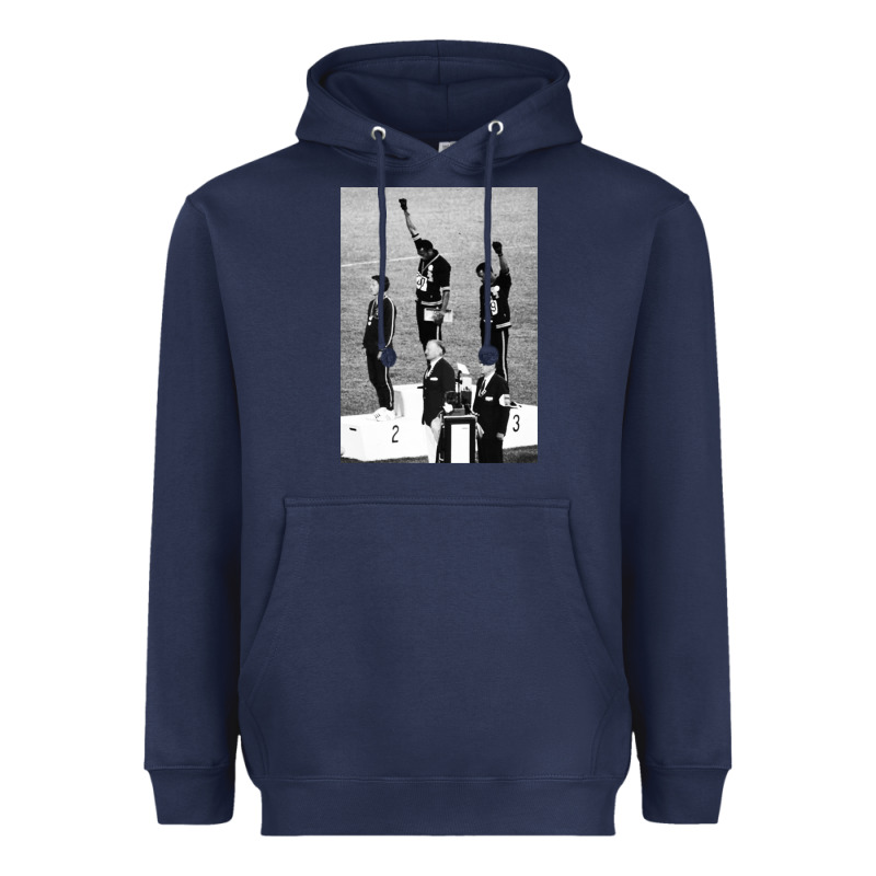 Black Power Black Fist 1968 Olympics Heavyweight Hoodie by artisFamous | Teevron