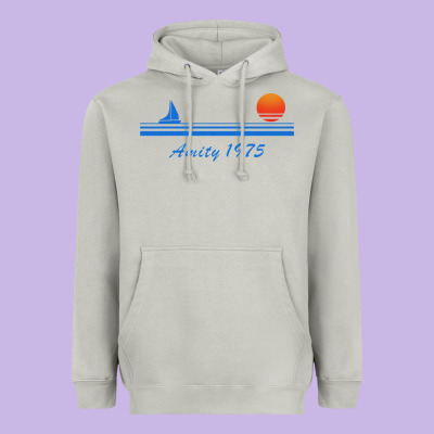 Amity Island 1975 Heavyweight Hoodie Designed By Artisfamous