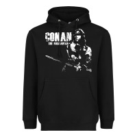 Black conan the barbarian vintage Heavyweight Hoodie - artisFamous