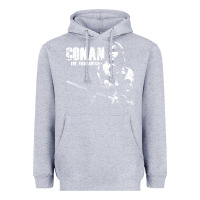 Heather Grey conan the barbarian vintage Heavyweight Hoodie - artisFamous