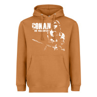 Meerkat conan the barbarian vintage Heavyweight Hoodie - artisFamous
