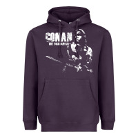 Plum conan the barbarian vintage Heavyweight Hoodie - artisFamous