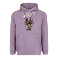 Lavender Circa Survive Heavyweight Hoodie - artisFamous