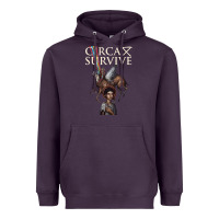 Plum Circa Survive Heavyweight Hoodie - artisFamous