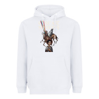 White Circa Survive Heavyweight Hoodie - artisFamous