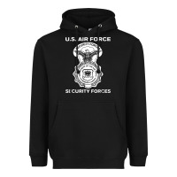 Black air force security forces Heavyweight Hoodie - artisFamous
