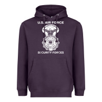 Plum air force security forces Heavyweight Hoodie - artisFamous