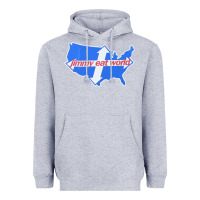 Heather Grey Jimmy Eat World Heavyweight Hoodie - artisFamous