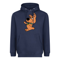 Navy scrappy doo fists Heavyweight Hoodie - artisFamous