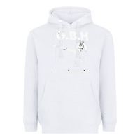 White gbh 07 Heavyweight Hoodie - artisFamous
