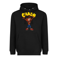 Black crash bandicoot Heavyweight Hoodie - artisFamous