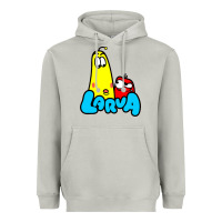 Moon Dust larva cartoon Heavyweight Hoodie - artisFamous