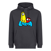 Smoke larva cartoon Heavyweight Hoodie - artisFamous