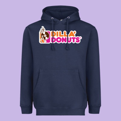Dilla' Donuts Heavyweight Hoodie Designed By Artisfamous