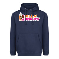 Navy dilla' donuts Heavyweight Hoodie - artisFamous