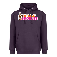 Plum dilla' donuts Heavyweight Hoodie - artisFamous