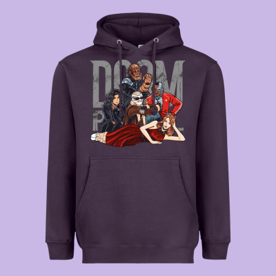 Doom Breakfast Patrol Heavyweight Hoodie Designed By Artisfamous