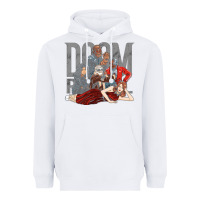 White doom breakfast patrol Heavyweight Hoodie - artisFamous