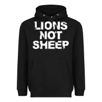 Black lions not sheep Heavyweight Hoodie - artisFamous