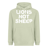 Matcha lions not sheep Heavyweight Hoodie - artisFamous