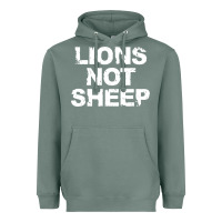 Sage lions not sheep Heavyweight Hoodie - artisFamous