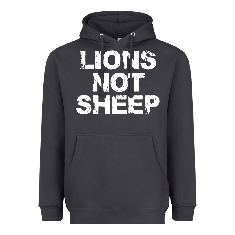 Lions Not Sheep Heavyweight Hoodie by artisFamous | Teevron