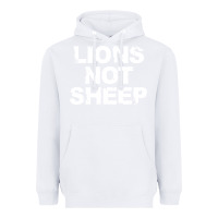 White lions not sheep Heavyweight Hoodie - artisFamous