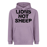 Lavender lions not sheep Heavyweight Hoodie - artisFamous
