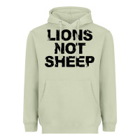 Matcha lions not sheep Heavyweight Hoodie - artisFamous