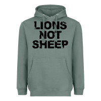 Sage lions not sheep Heavyweight Hoodie - artisFamous