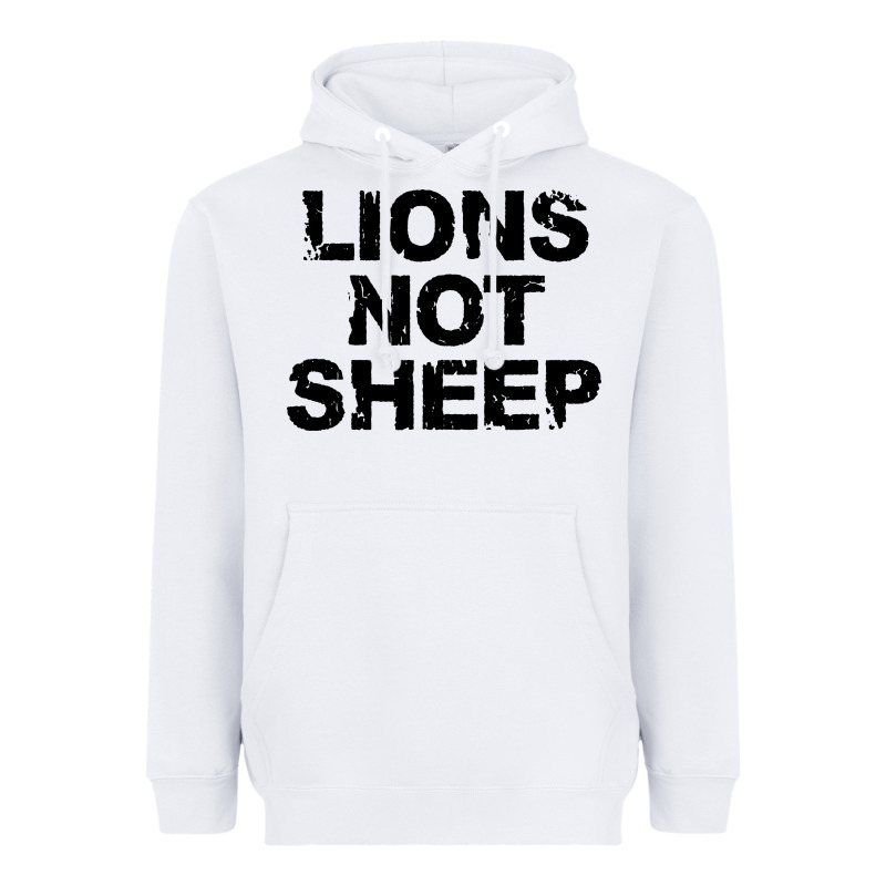 Lions Not Sheep Heavyweight Hoodie by artisFamous | Teevron