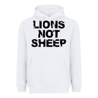 White lions not sheep Heavyweight Hoodie - artisFamous