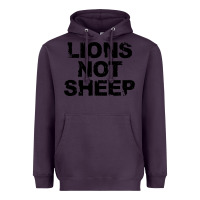 Plum lions not sheep Heavyweight Hoodie - artisFamous