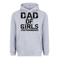 Heather Grey dad of girls Heavyweight Hoodie - artisFamous