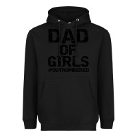 Black dad of girls Heavyweight Hoodie - artisFamous