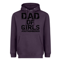 Plum dad of girls Heavyweight Hoodie - artisFamous