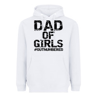 White dad of girls Heavyweight Hoodie - artisFamous