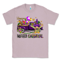 Lilac Happy Mardi carnival with truck Classic Tee - HowdyJamesFarm