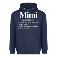 Navy mimi Heavyweight Hoodie - artisFamous