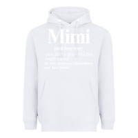 White mimi Heavyweight Hoodie - artisFamous