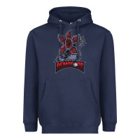 Navy hawkins demodogs Heavyweight Hoodie - artisFamous