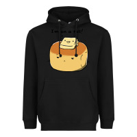 Black i'm on a roll! Heavyweight Hoodie - artisFamous