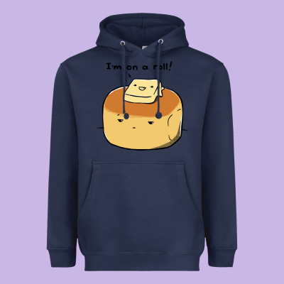 I'm On A Roll! Heavyweight Hoodie Designed By Artisfamous