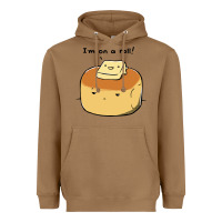 Toasted Coconut i'm on a roll! Heavyweight Hoodie - artisFamous